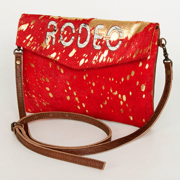 American Darling Envelope Hair-On Genuine Leather Western Women Bag Handbag Purse | for Cute